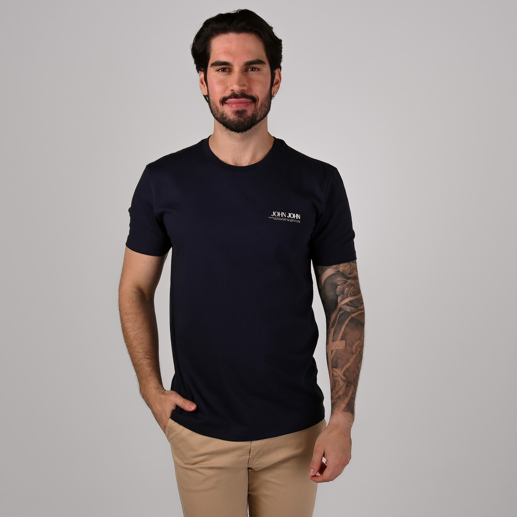 Camiseta John John Old Nyc Marinho