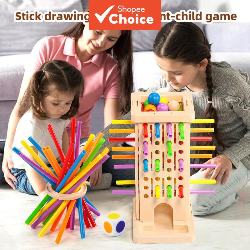  Jogo Montessori de Tabuleiro de Madeira, Multiplayer para Crianças 3-8 anos, Educativo de Matemática, Brinquedo de