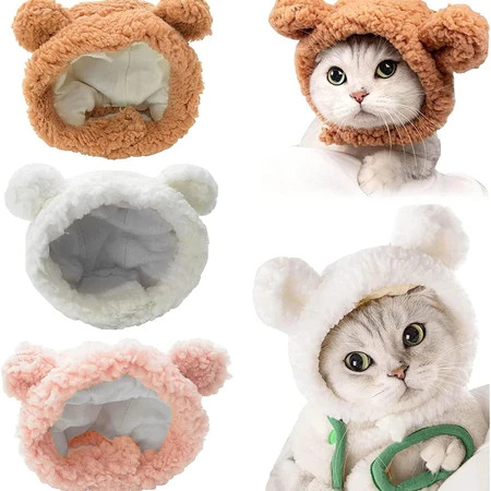 Chapéu De Algodão Macio Para Gato De Estimação-Ajustável