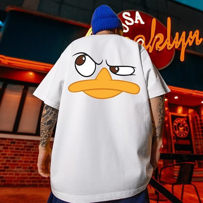 Camisa Camiseta Streetwear Oversized Estampado Patolino Cartoon Novo