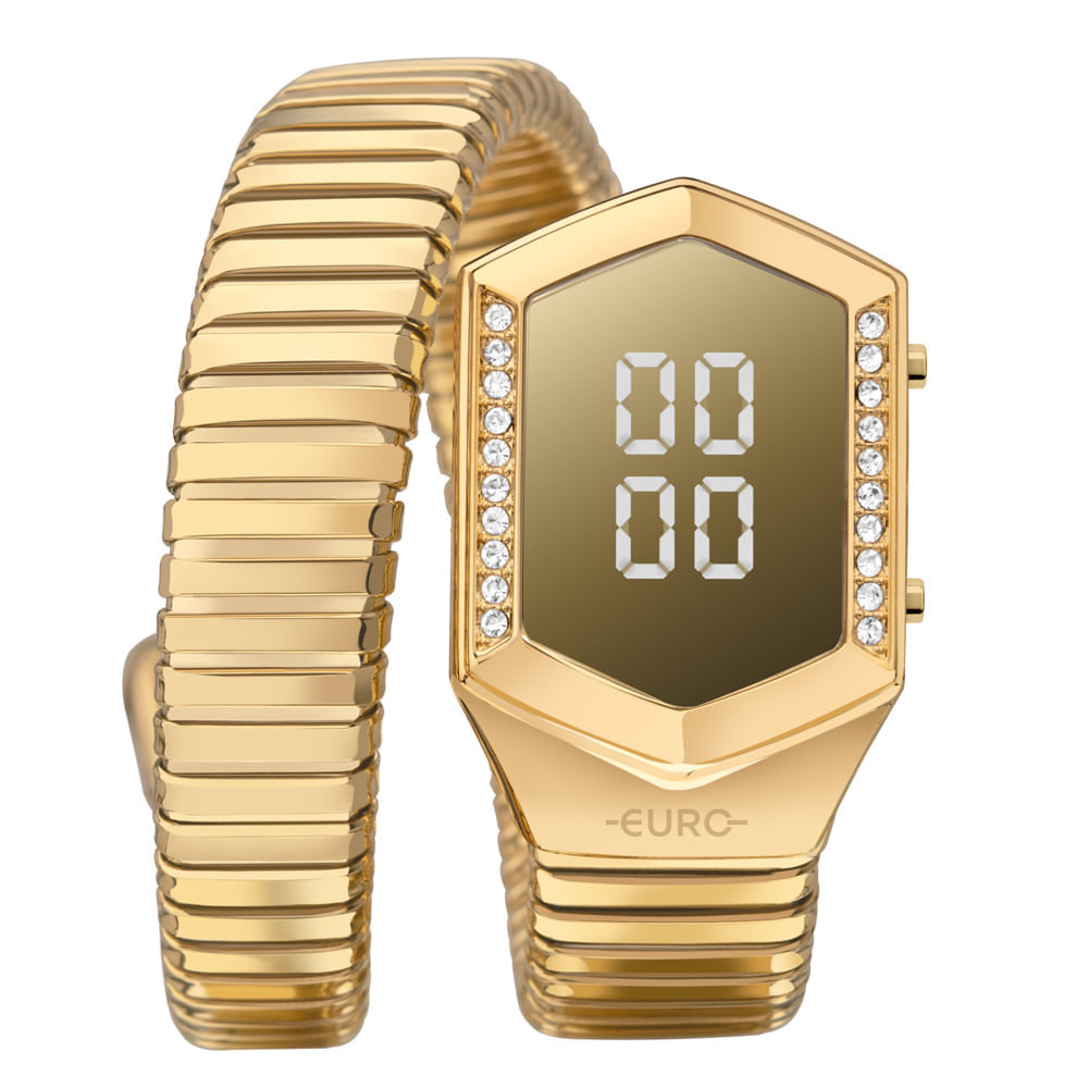 Relógio Euro Feminino Serpentes Dourado - EUBJT011AB/5D