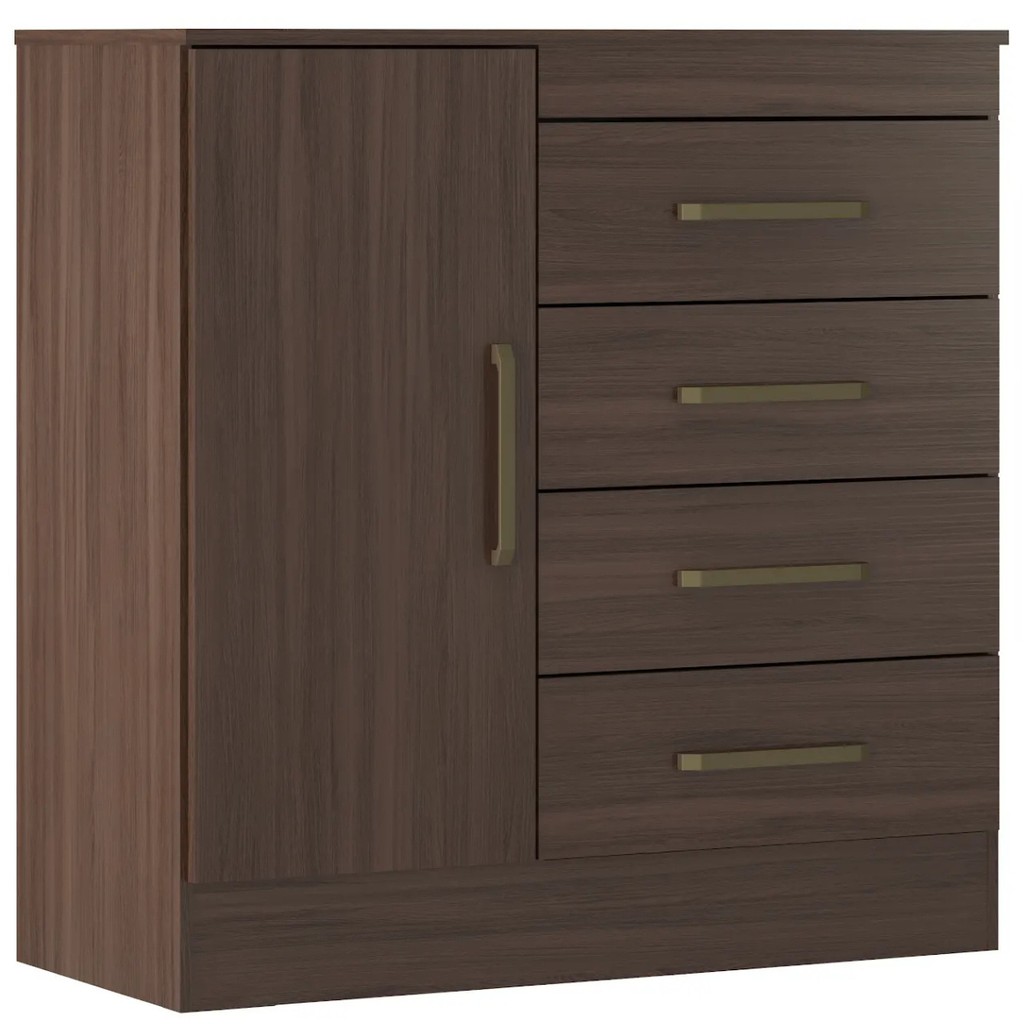 Cômoda 4 Gavetas com Porta Multiuso Demóbile · foto 2