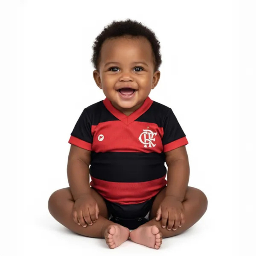 Body Premium Flamengo Torcida Baby