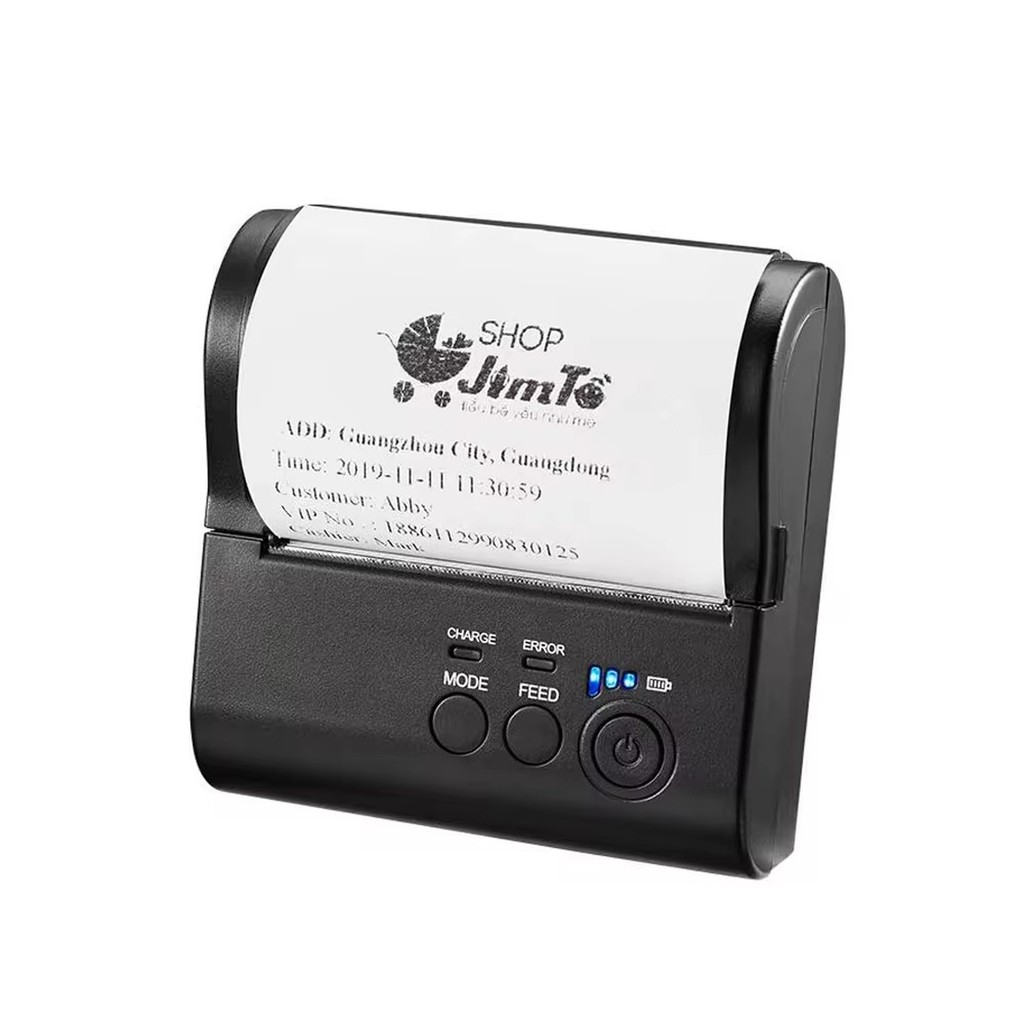 Impressora Térmica Bluetooth 80mm Portátil para Recibo Comanda e Cupom CE-O1507B — imagem 2 de 2