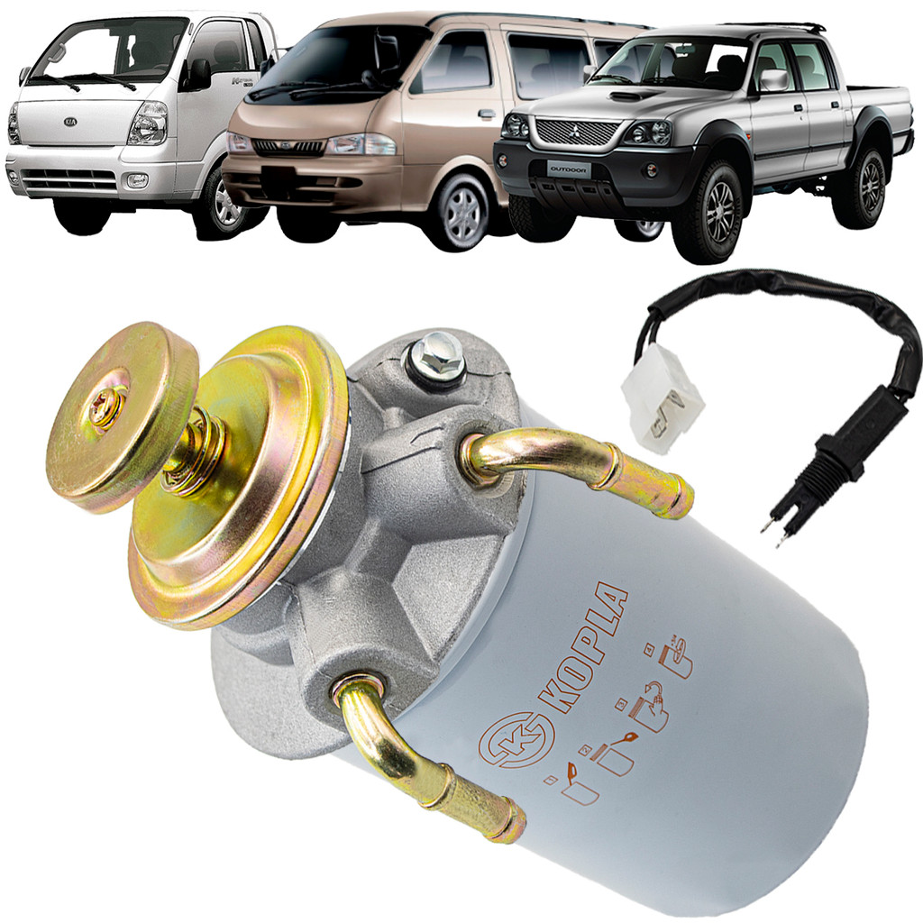 KIT SUPORTE E FILTRO DE COMBUSTÍVEL COM SENSOR BESTA GS H100 L200 OUTDOOR TOPIC SPORTAGE BONGO CERES em Oferta na Shopee