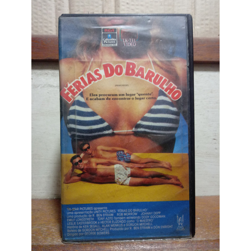 Vhs Férias Do Barulho - Johnny Depp
