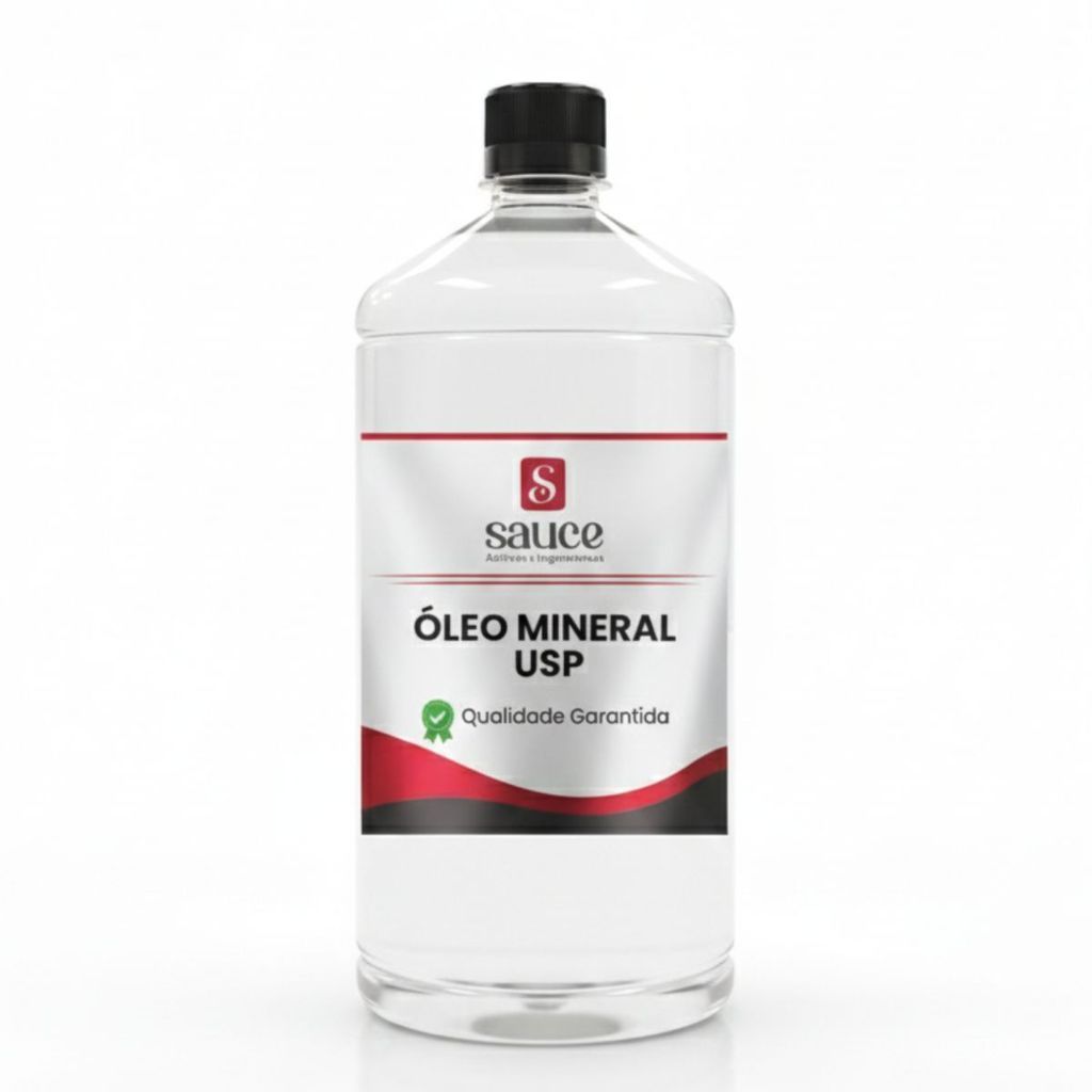 Óleo Mineral USP 1 Litro – Alimentos, Cosméticos | Multiuso e Alta Pureza