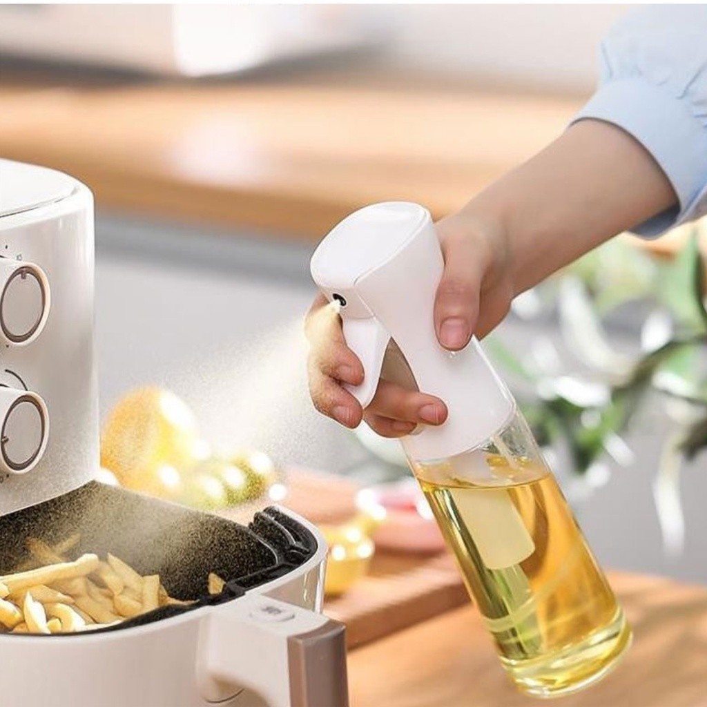 Spray Borrifador Névoa Azeite e Vinagre de Vidro 230ml em Oferta na Shopee