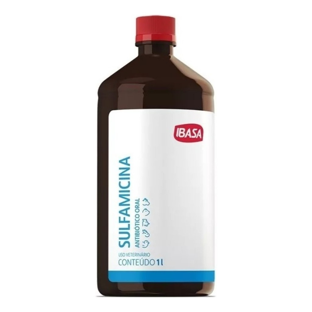 Sulfamicina Tratamento Coccidiose E Coriza Aves 1 Litro em Oferta na Shopee