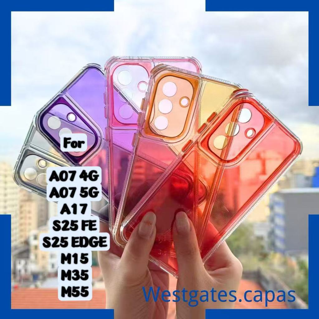 Capa Space 2 EM 1 Acrilico e Silicone Compatível para Samsung Galaxy A07 4G A07 