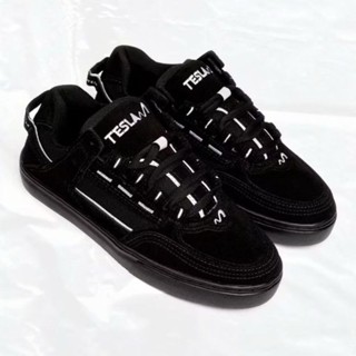 Tênis Tesla Coil Preto Casual Skatista em Oferta na Shopee