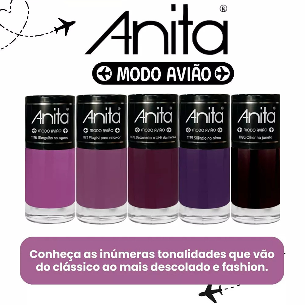 Esmalte Anita Coleção Modo Avião