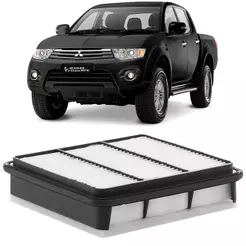 Filtro Ar Mitsubishi L200 Triton 2007 A 2021 Mann-filter