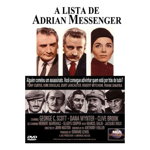 Dvd A Lista De Adrian Messenger - George C. Scott