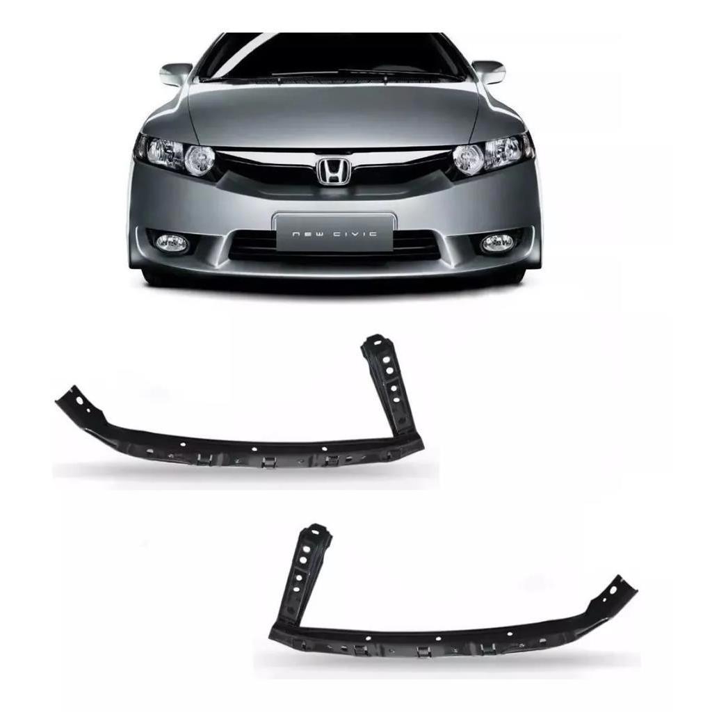 Par Guia Suporte Ferro Farol Civic 2007 2008 2010 2011