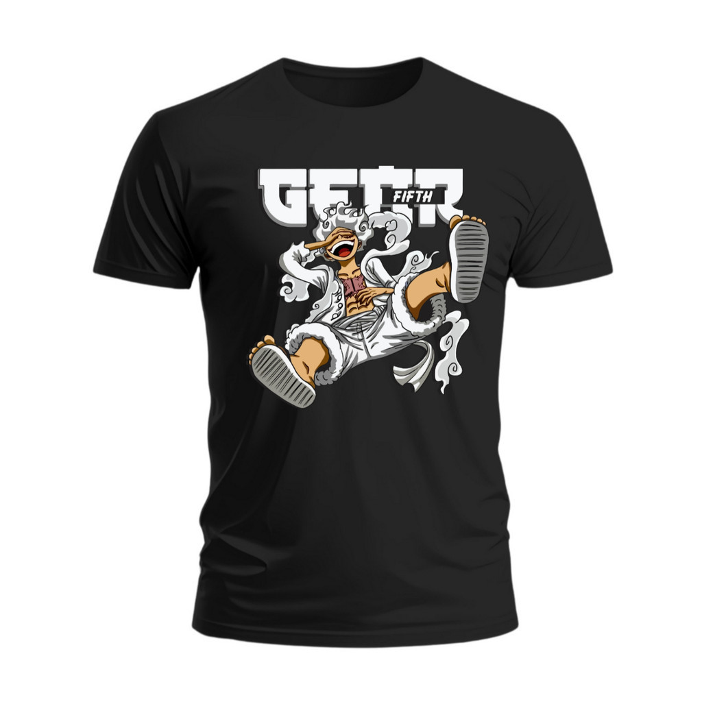 Camiseta Camisa blusa Anime One Piece Monkey D. Luffy Gear Fifth 100% Algodão