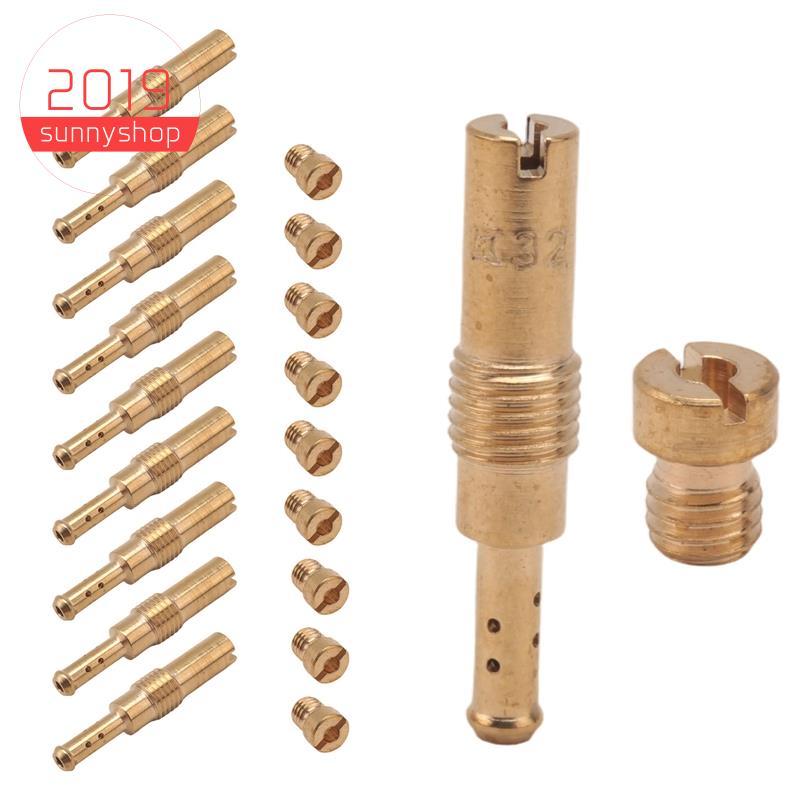 [Bestseller S] 10 Unidades Kit De Jato Principal De Carburador E Lento/Piloto Para De Motocicleta PWK CVK PWM KSR