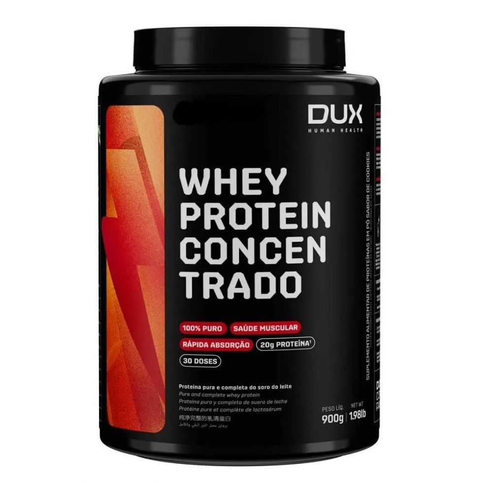 Whey Protein Concentrado Pote (900g) - Sabor: Baunilha