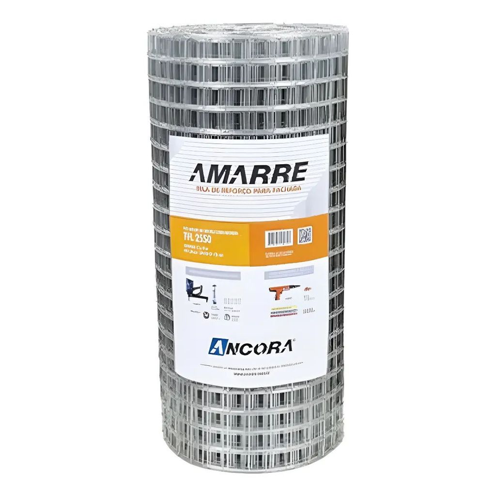 Tela Soldada Fachada Alvenaria Tfl2550 0,50 M X 25 M fio 1,24mm Ancora