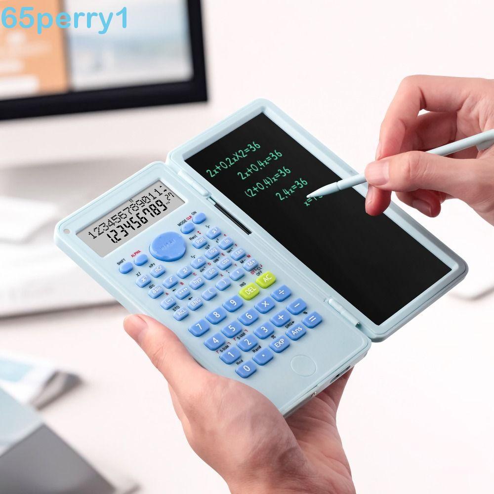 Calculadora Científica PERRY1 , Calculadoras De Função 2 Em 1 Com Tela Grande E Tablet , Apagável