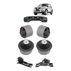 Refil Bucha Coxim Calço Motor + Câmbio Pajero Tr4 Io - 4pçs