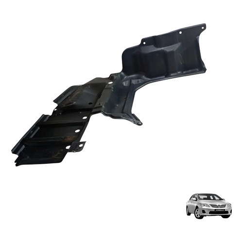 Moldura Defletor Inferior Direito Toyota Corolla 2012 2013 Preto