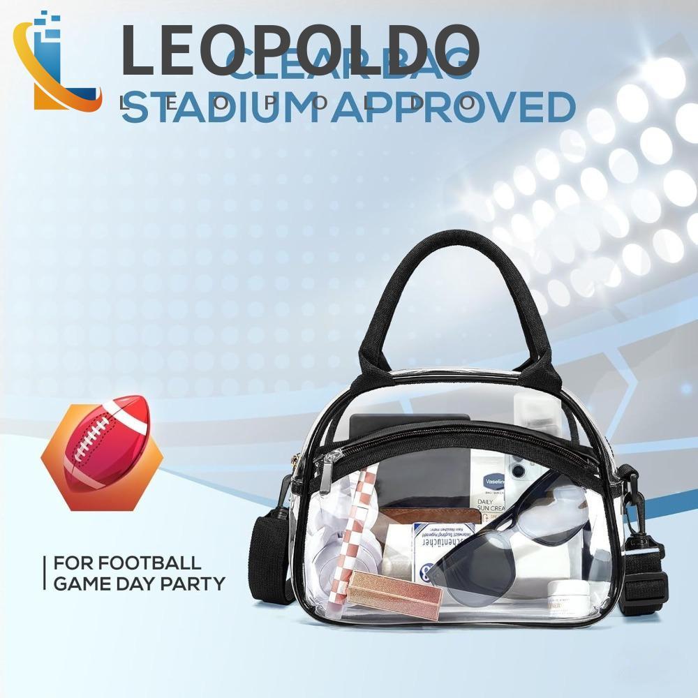 Bolsa Crossbody Transparente LEOPOLDO , À Prova D'água Com Alça Ajustável De Ombro , Armazenamento Em PVC