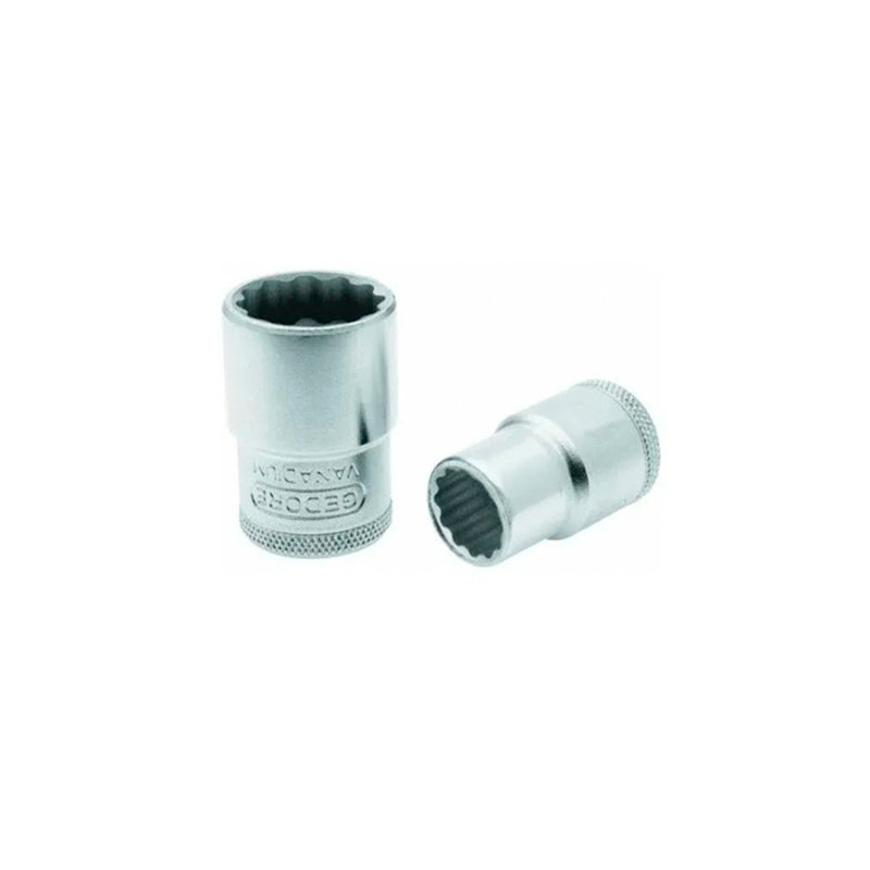 Soquete Encaixe 1/2" x 3/8" Estriado Gedore