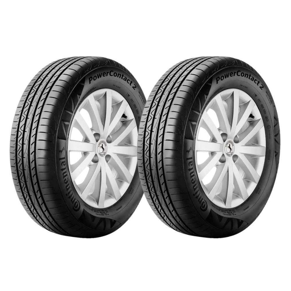 KIT 2 PNEUS ARO 14 185/65R14 CONTINENTAL POWERCONTACT 2 86T