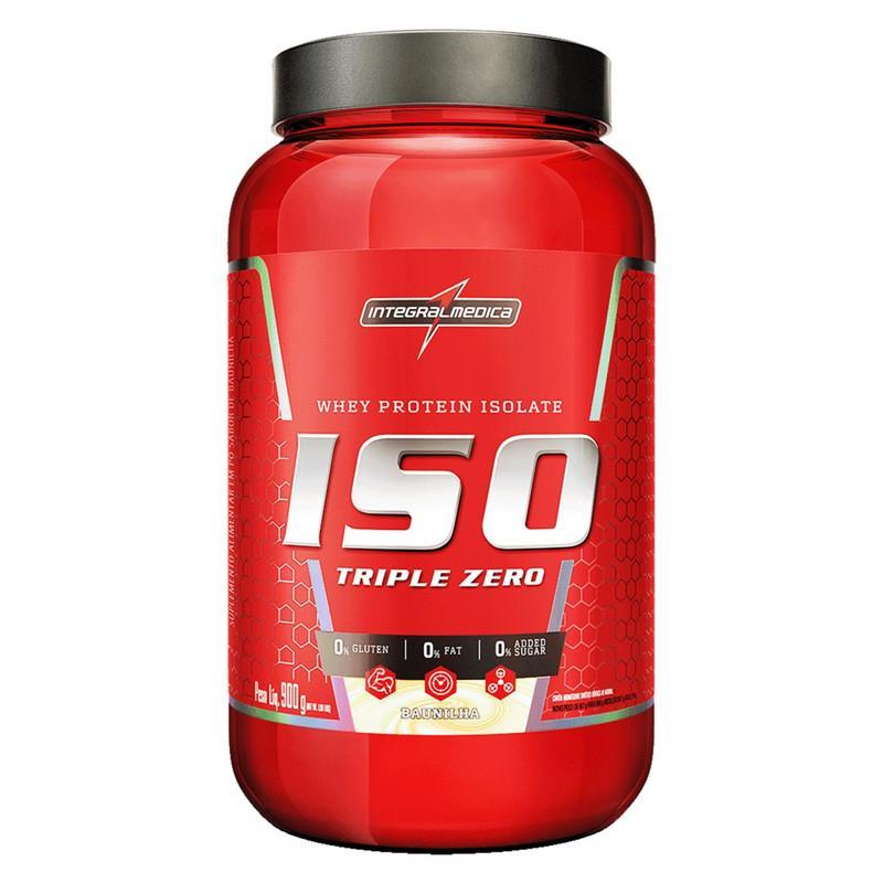 Integralmedica ISO Triple Zero Whey Protein Isolado - Suplemento Alimentar Proteico - Pote 900g
