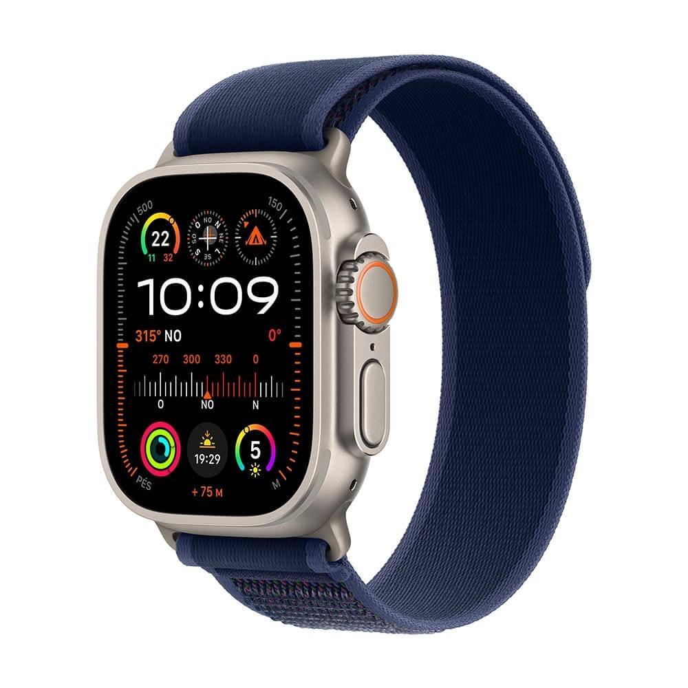 Apple Watch Ultra 2 GPS + Cellular • Caixa natural de titânio de 49 mm • Pulseir