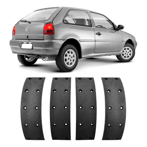 Lonas Freio Fras-le Std Rebite Volkswagen Gol Bola G2 G3 G4