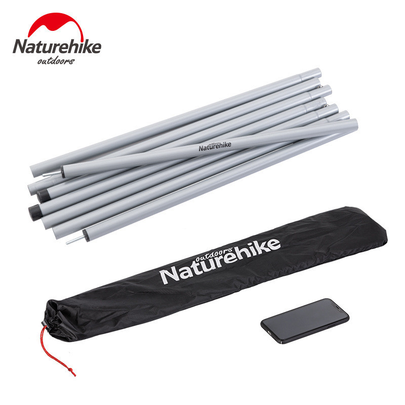 NH Norueguês Haste de Ferro Galvanizado Canopy Rod 4 Seções Haste de Suporte Dobrável Tenda Ao Ar Livre Foyer Suporte 2