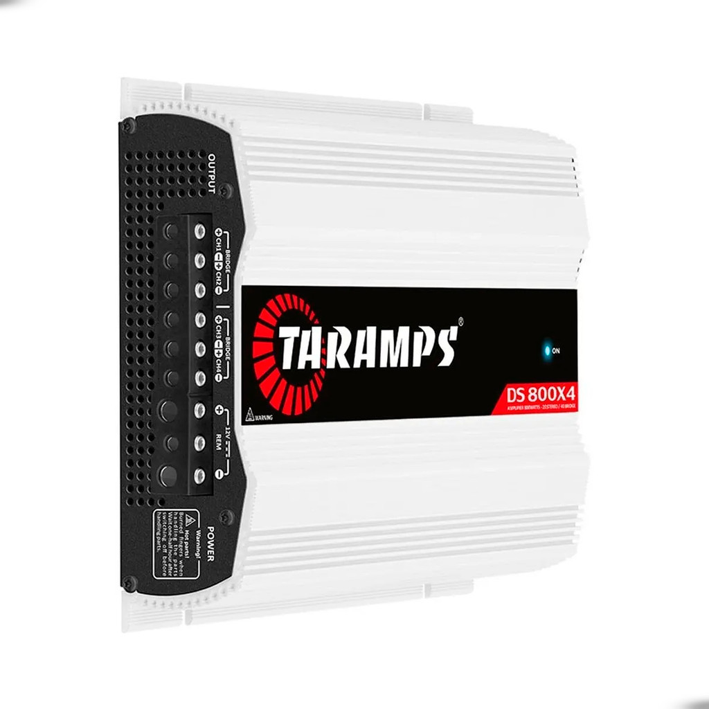 Imagem Módulo Amplificado Taramps DS800x4 800w p/ Carro Rms 4 Canais 2 Ohms