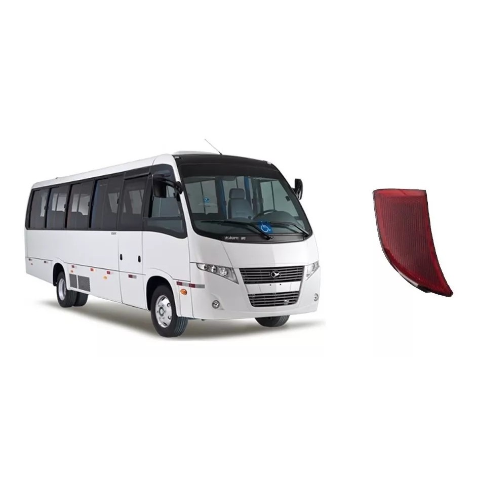 Refletor Complemento Lanterna Traseira Volare W9 Dw9 Fly Par Marcopolo / Volare KIT10292651 - 10292674