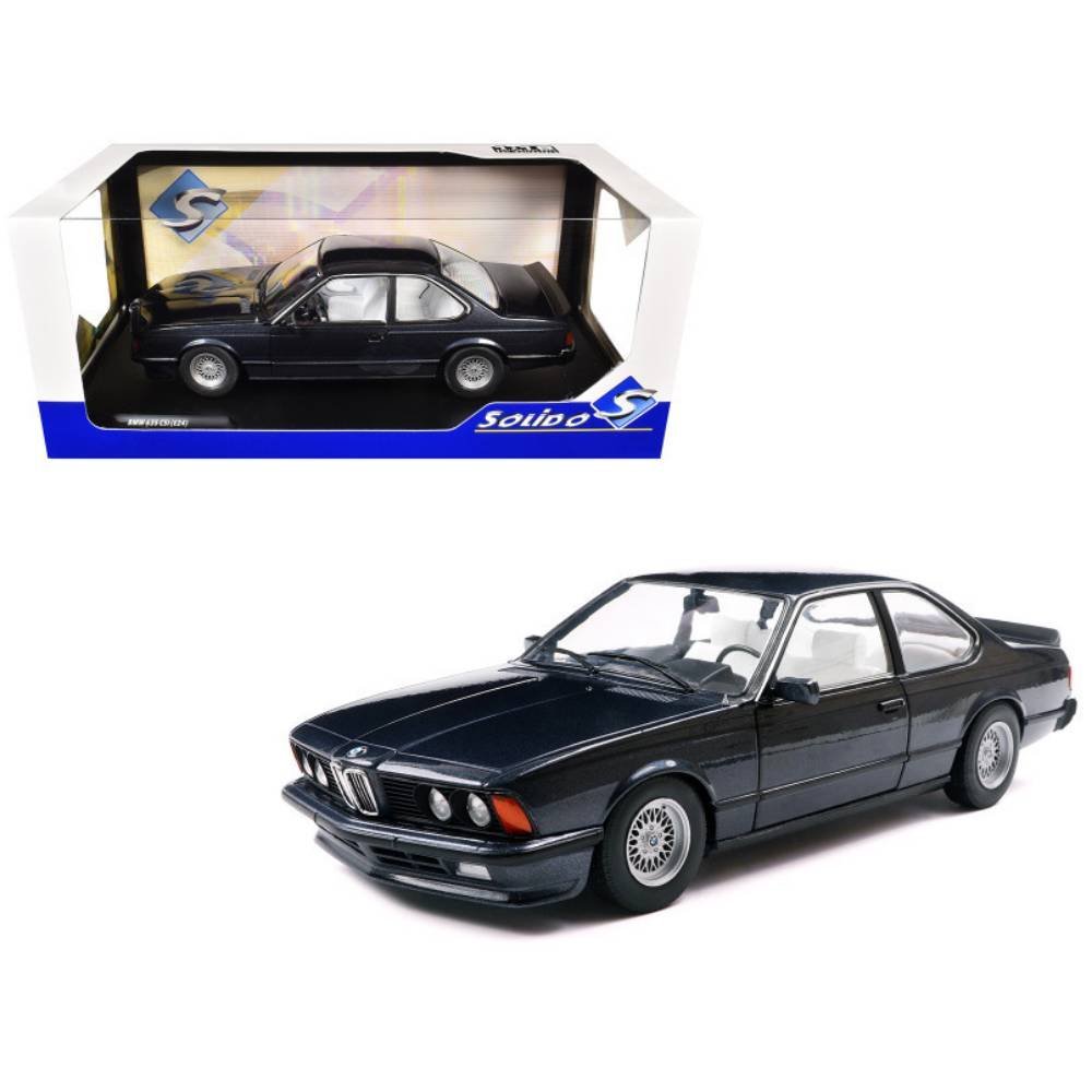 Miniatura Carro BMW 635CSI (1984) - Azul - 1:18 - Solido