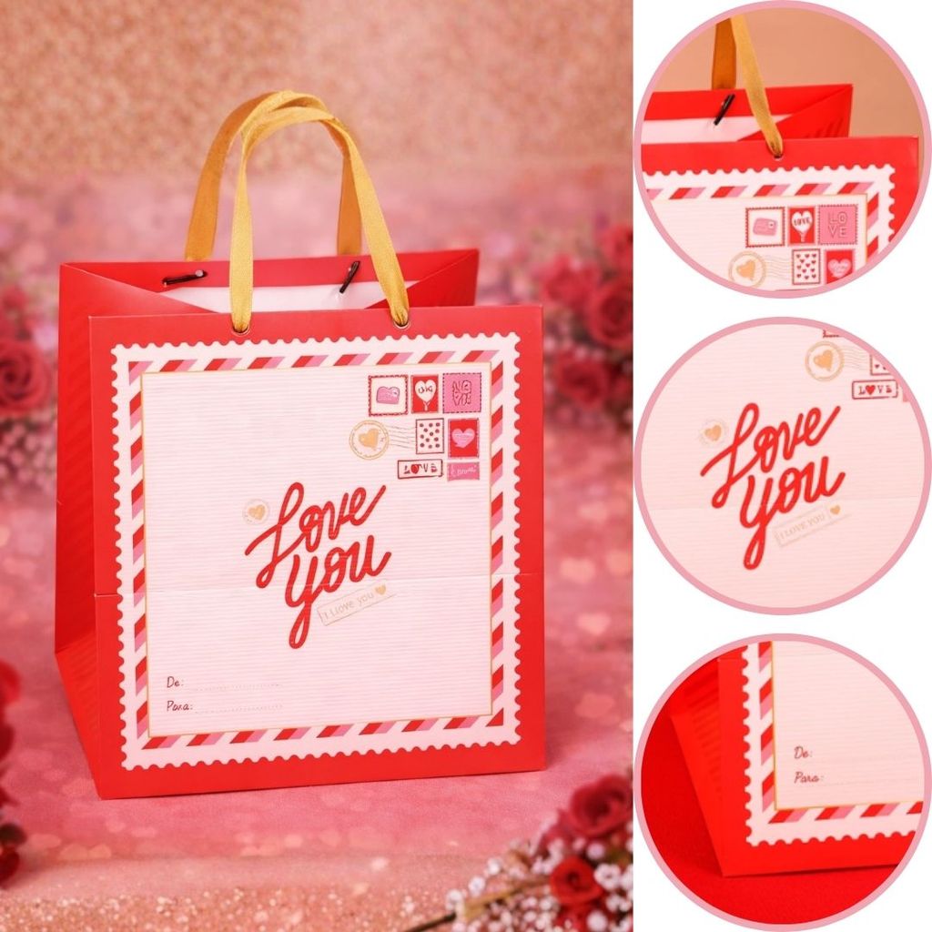 10 SACOLA GRANDE 26X27X23 LOVE YOU 4910 ( DIA DOS NAMORADOS JANGO 2026 ) OUTLET