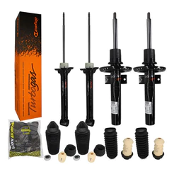 4 Amortecedor Voyage G5 2010 Cofap + Kit Coxim Batente Axios