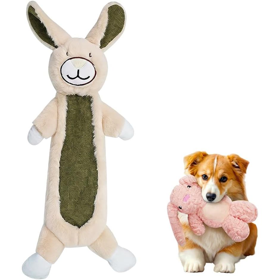 Brinquedos para Cães com Mordida Agressiva, Novo Brinquedo Indestrutível para Cães em Forma de Coelho 2026, Brinquedos D