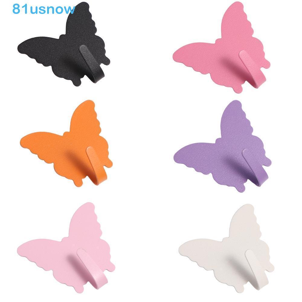 USNOW1 Ganchos De Parede Borboleta , Cabide Decorativo De Armazenamento De Montado Na , Porta-Chaves Autoadesivo