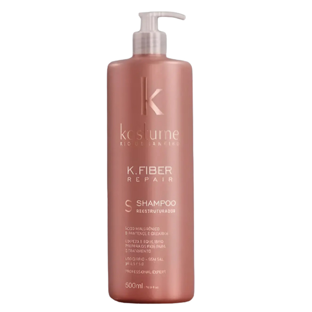 Shampoo Reestruturador De Fios K.fiber Repair 500ml Kostume