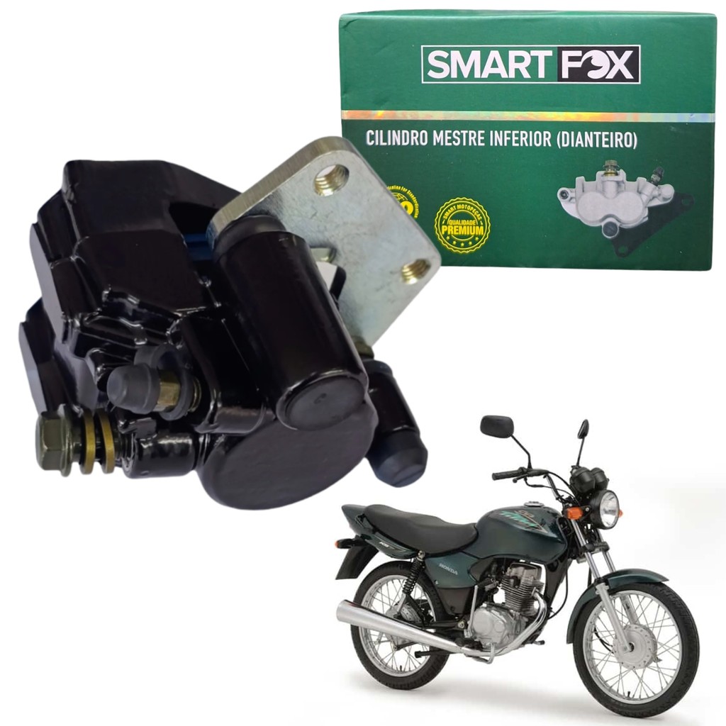 CILINDRO MESTRE INFERIOR BURRINHO DE FREIO DIANTEIRO SMARTFOX HONDA CG TITAN 125 CBX 200 STRADA