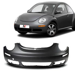 Parachoque Dianteiro New Beetle 2006 2007 2008 Á 2011 Preto
