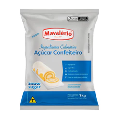Açúcar De Confeiteiro Snow Sugar 1kg Mavalério