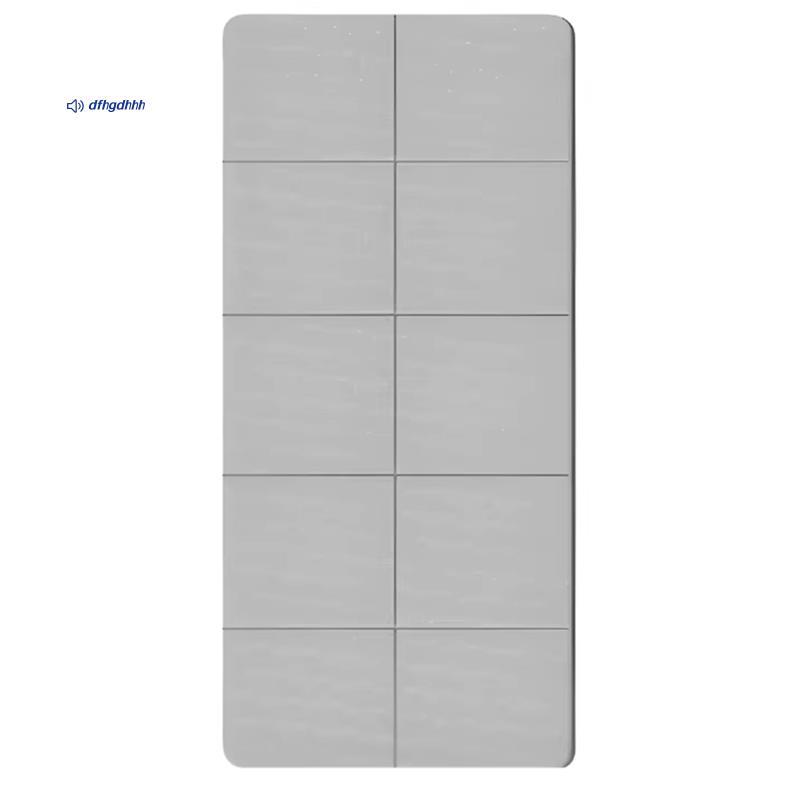 Tapete De Ioga TPE Ecológico , Dobrável , Dupla Face Antiderrapante , Ideal Para Exercícios De Viagens , Pilates E Chão