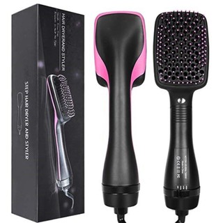 Escova Secadora Alisadora Modeladora 1000w Premium Soft Brush 3 modos Íons 110V pratico