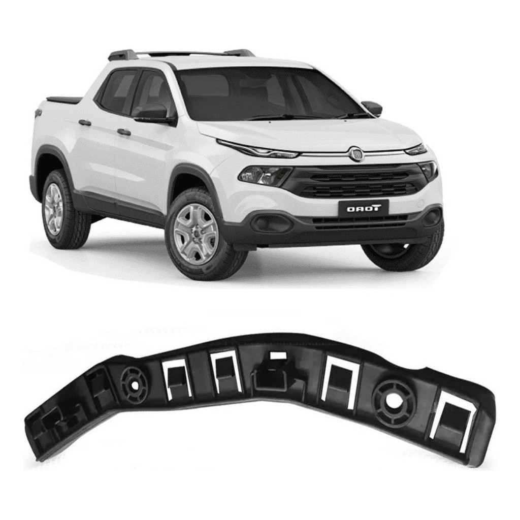 Guia Garra Suporte Parachoque Fiat Toro 2017 2018 Á 20