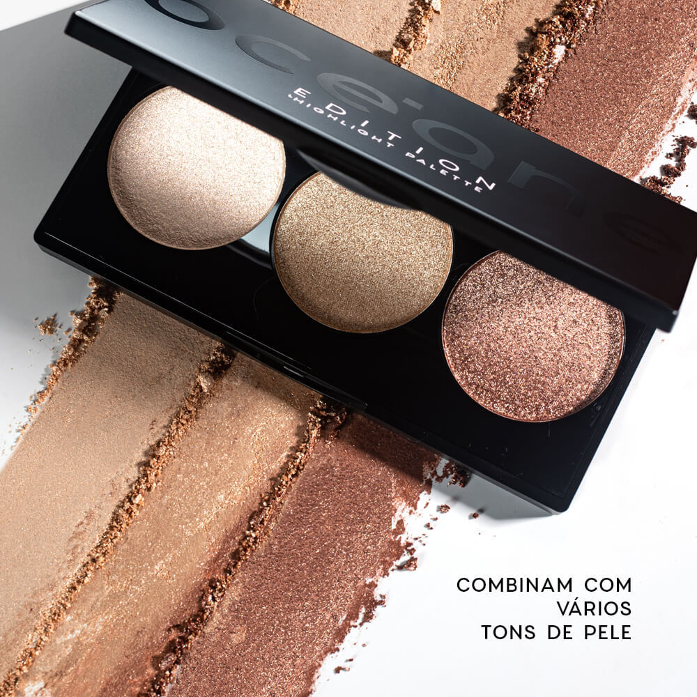 Detalhes do Paleta de Iluminadores - Highlight Palette Océane Edition 7,2g