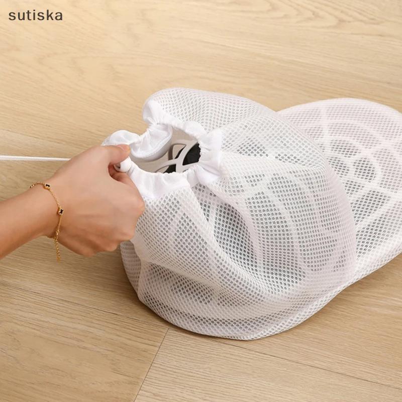 sutiska Saco Protetor De Lavagem De Chapéu Limpador De Beisebol De Lavanderia Anti-Deformação Máquina De Lavar Malha Por em Oferta na Shopee