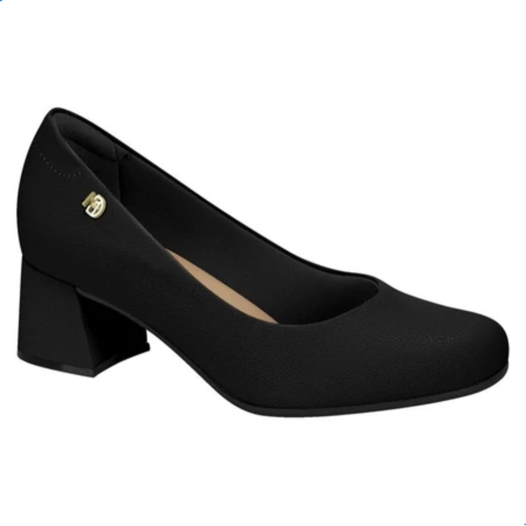 Sapato Modare Feminino Scarpin Salto Grosso Ultra Conforto